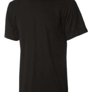 Billig sort børne t-shirt uden tryk