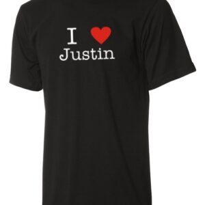 I love Justin t-shirt