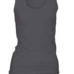 Sort tanktop - ærmeløs singlet