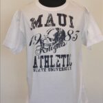 Original Maui universitets T-shirt i Hvid-0