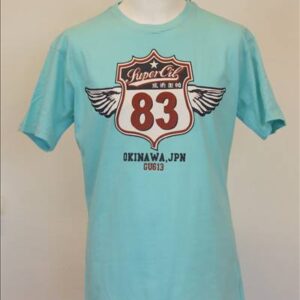 Super Oil 83 Herre T-shirt Lys Blå.-0