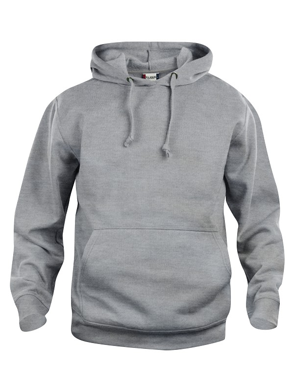 Grå hættetrøje - hoodie