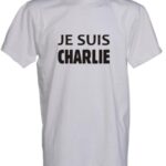 Charlie Hebdo t-shrt Je suis CHARLIE