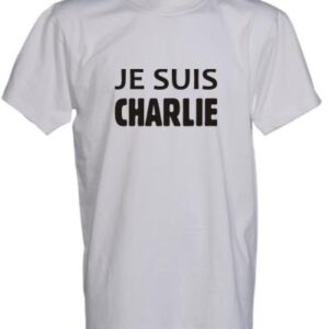 Charlie Hebdo t-shrt Je suis CHARLIE