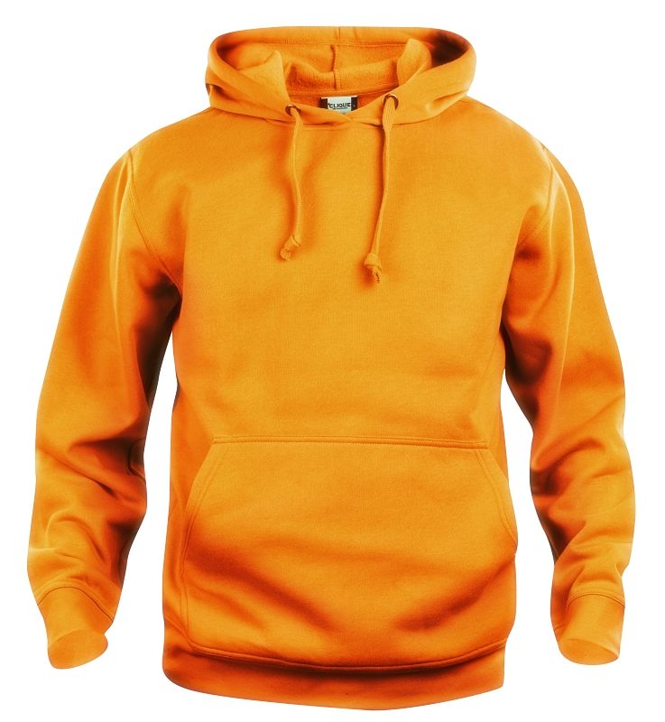 Neon orange sweatshirt
