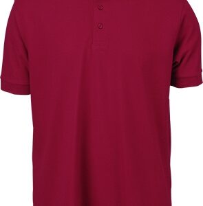 mørk rød polo