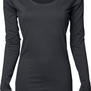 mørk grå langærmet t-shirt
