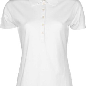 hvid polo til dame
