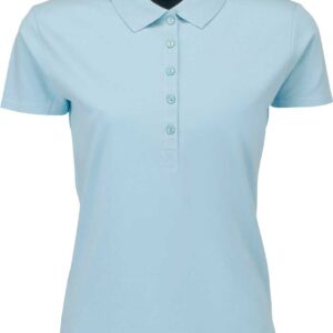 lysblå teejays polo