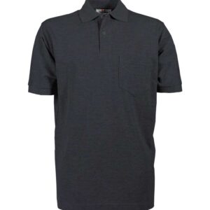 mørk grå polo