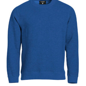 blå sweatshirt