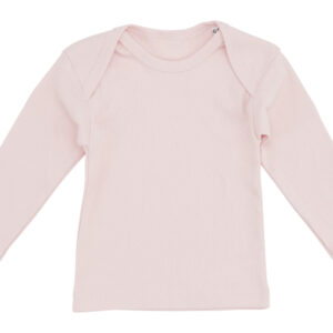 lyserød langærmet t-shirt til baby