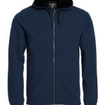 navy zip hoody