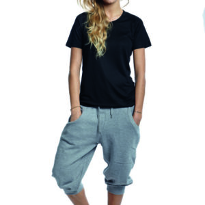 Grå Sweatpants 3/4-0