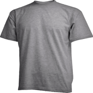 Gråmeleret Camus t-shirt-0