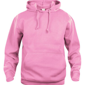lyserød hoodie