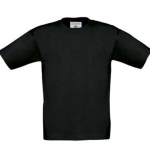 Sort børne t-shirt - str: 9-11 -0