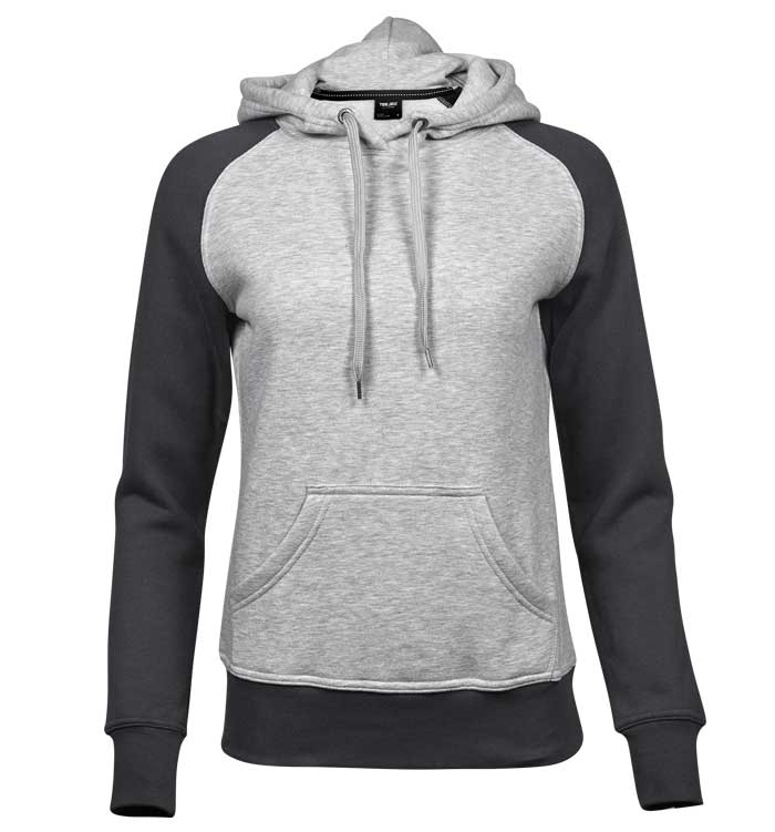 grå hoodie