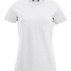hvid figursyet t-shirt