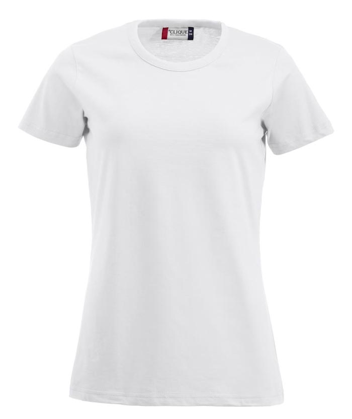 hvid figursyet t-shirt