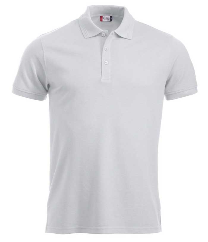 hvid herre polo