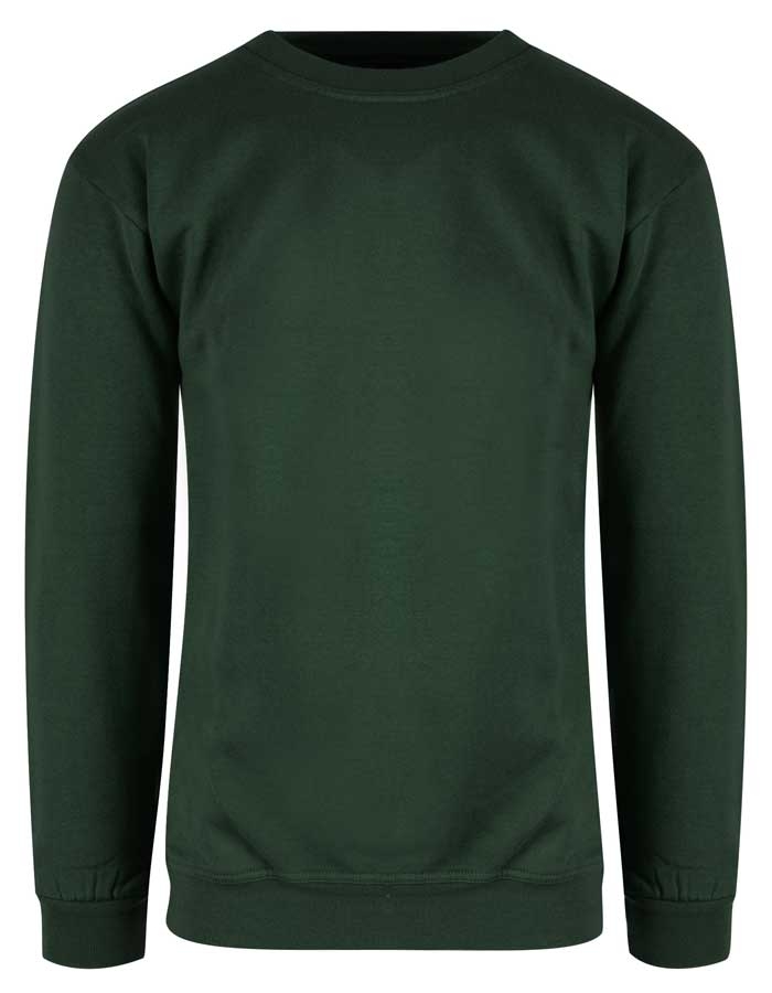 mørkegrøn crewneck