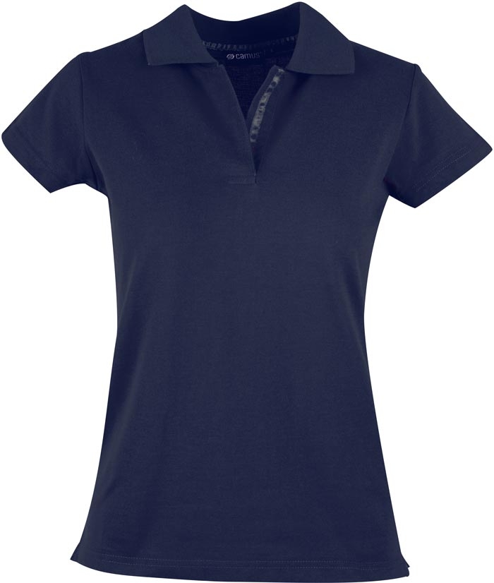 navy dame polo