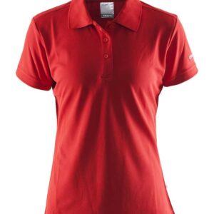 rød dame polo