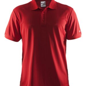 rød craft polo