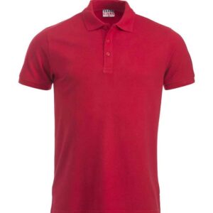 rød herre polo