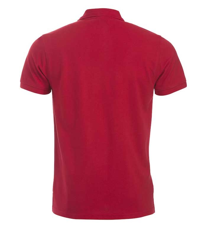 rød polo ryg