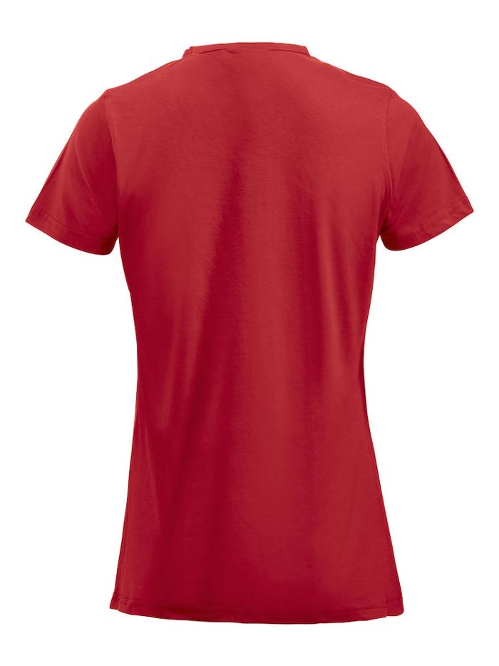 rød t-shirt ryg