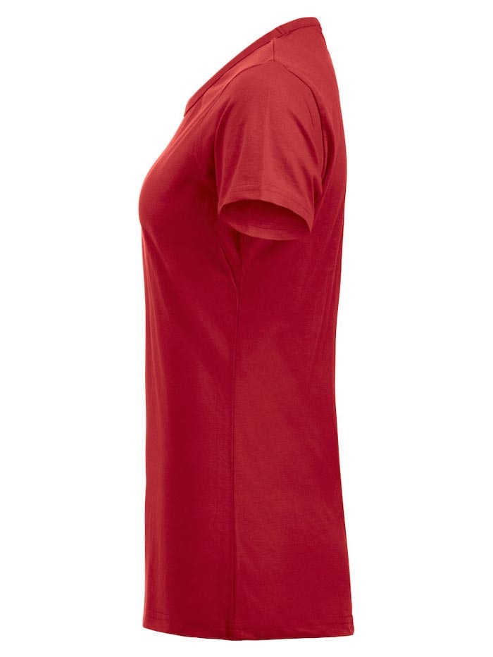 rød t-shirt side