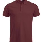 vinrød herre polo