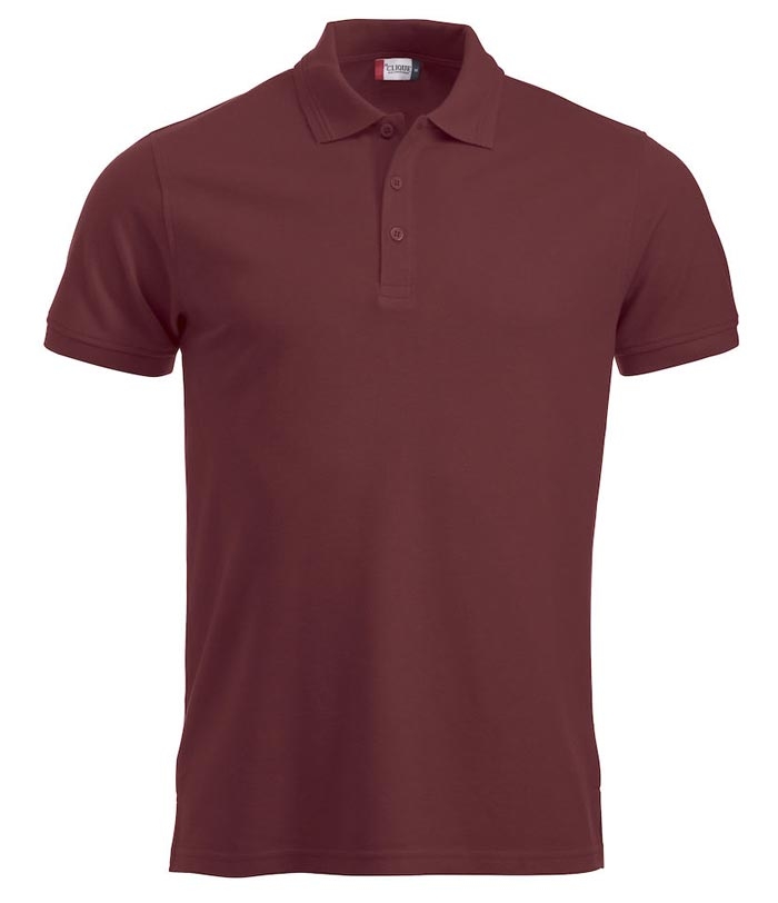 vinrød herre polo