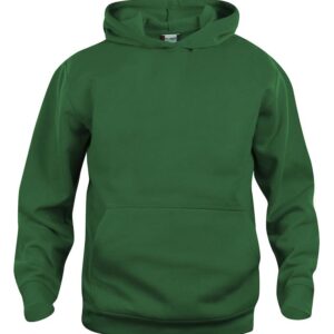 flaskegrøn hoodie til børn