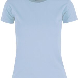 lyseblå dame t-shirt