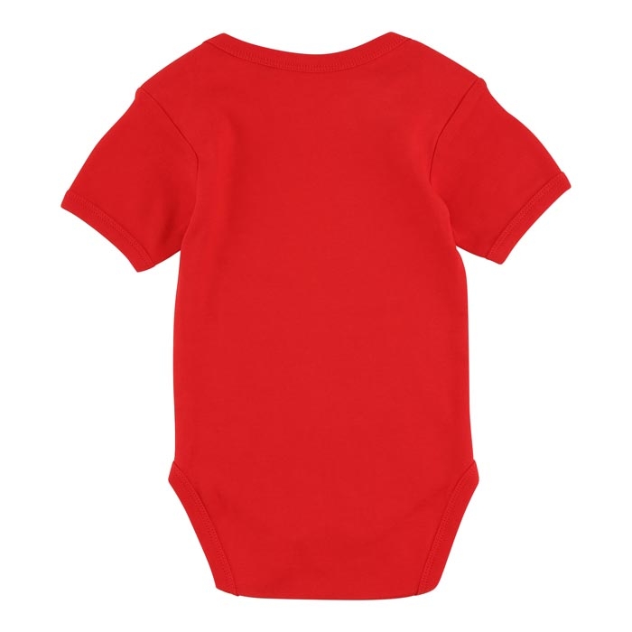 rød baby body ryg