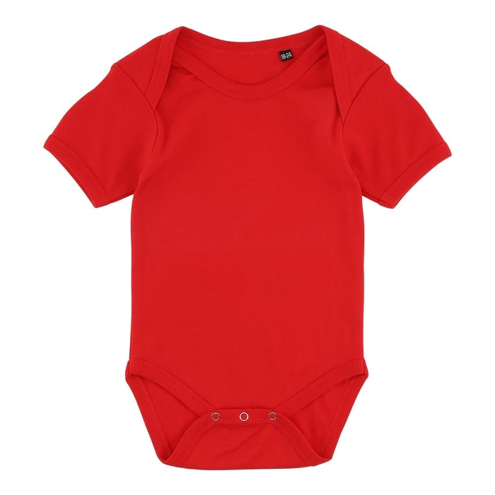 Rød body til baby