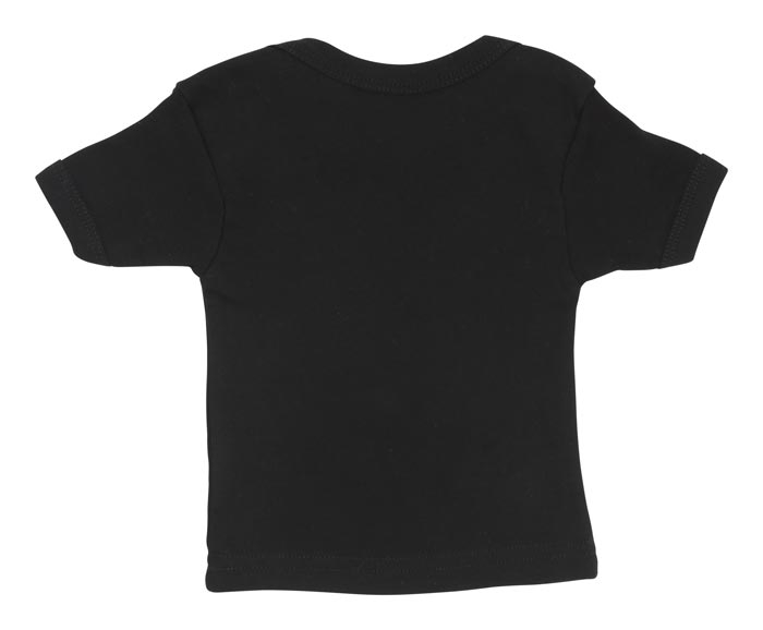 Sort baby t-shirt ryg
