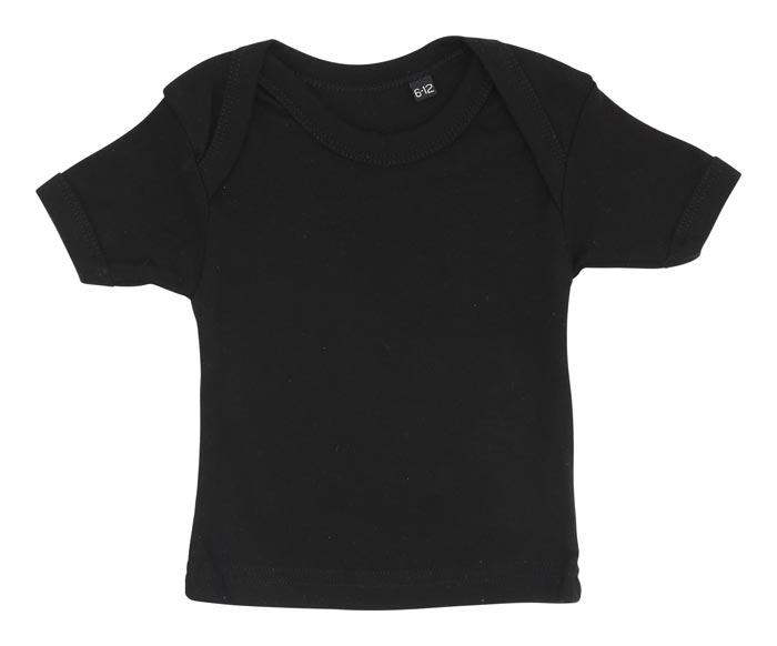 Sort t-shirt til baby