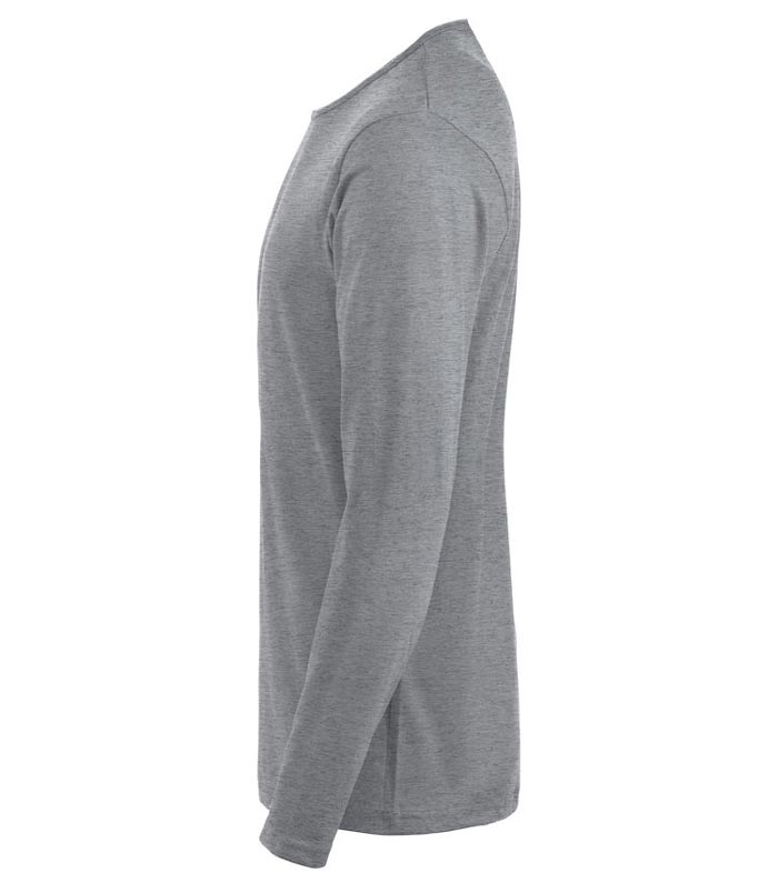 grå t-shirt fra siden