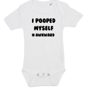 I pooped myself #awkward sjov baby bodystocking