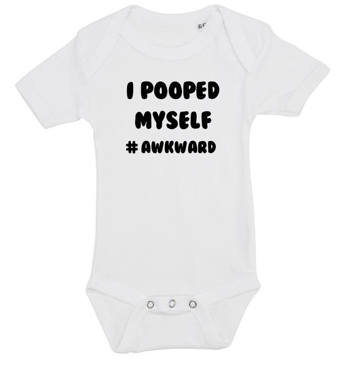 I pooped myself #awkward sjov baby bodystocking