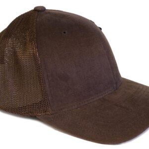 brun flexfit kasket med mesh