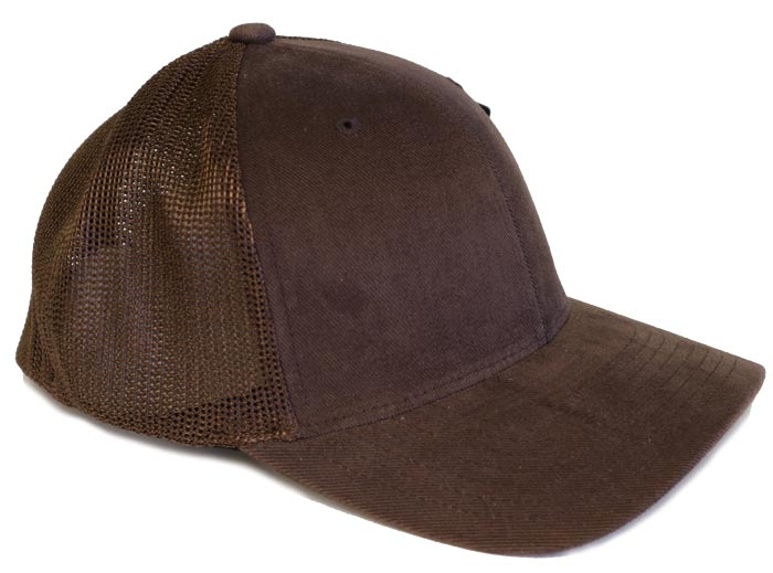 brun flexfit kasket med mesh
