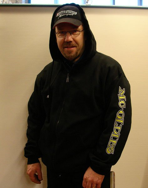 Classic unisex hættetrøje med zip - sort-0