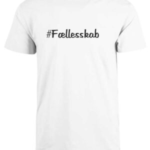 #fællesskab - Corona t-shirt. Statement t-shirt