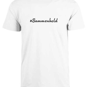 #Sammenhold - Hvid Corona t-shirt. Statement t-shirt