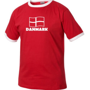 Danmarks t-shirt dannebrog